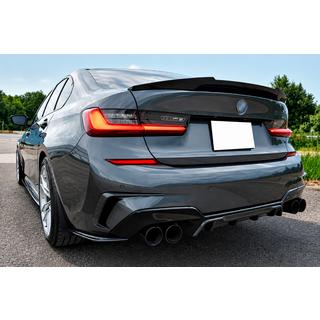 Zadnji nastavki FLAP DPT (za G20, sijajno črna) BMW serija 3 G20/G21 2018– fotografija 1