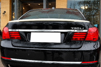 BMW serija 7 F01/F02 2008–2015 DPT spojler (črna visok sijaj) fotografija 1
