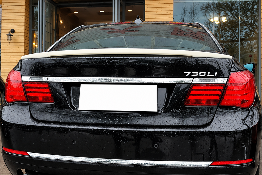 BMW serija 7 F01/F02 2008–2015 DPT spojler (črna visok sijaj) Image