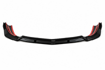 Mercedes A-class W177 2018– Sprednji lip spojler DPT V-1 (črna sijaj) fotografija 2