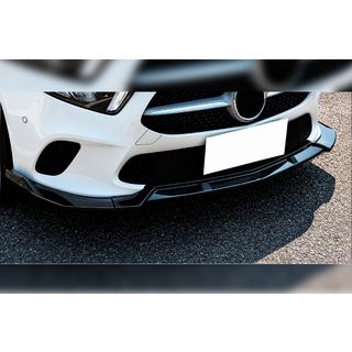 Sprednji lip spojler DPT V-1 (črna sijaj) Mercedes A-class W177 2018– fotografija 1