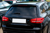 Mercedes C-class W205 2014–2021 Spojler DPT (SW, črna visok sijaj) fotografija 1