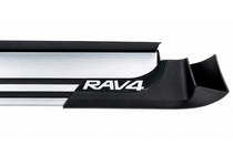 Toyota Rav 4 2013–2018 Stranske stopnice OEM V4 Silver (2016-2018, 2 kos, aluminij) fotografija 9