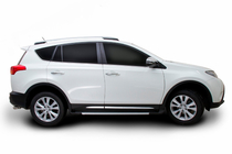 Toyota Rav 4 2013–2018 Stranske stopnice OEM V4 Silver (2016-2018, 2 kos, aluminij) fotografija 7