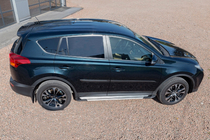 Toyota Rav 4 2013–2018 Stranske stopnice OEM V4 Silver (2016-2018, 2 kos, aluminij) fotografija 4