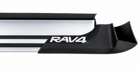 Toyota Rav 4 2013–2018 Stranske stopnice OEM V4 Silver (2016-2018, 2 kos, aluminij) fotografija 18