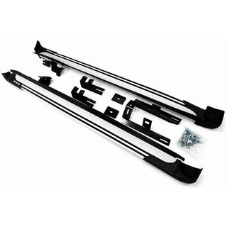 Stranske stopnice OEM V4 Silver (2016-2018, 2 kos, aluminij) Toyota Rav 4 2013–2018 fotografija 3