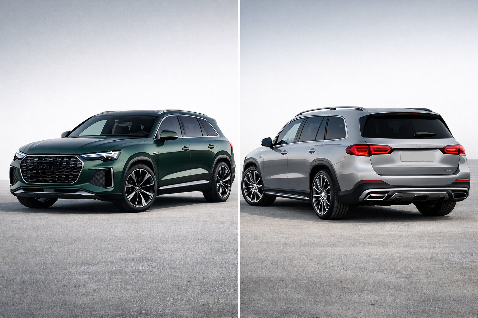 Audi Q9 2027 vs Mercedes-Benz GLS 2027: cena, motorji, specifikacije in kaj je boljše