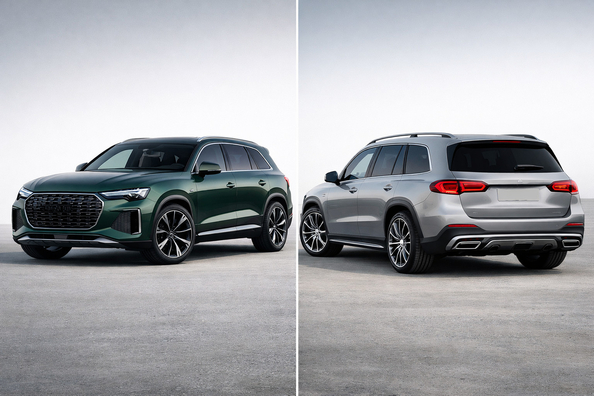 Audi Q9 2027 vs Mercedes-Benz GLS 2027: cena, motorji, specifikacije in kaj je boljše Fotografija 1