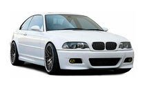BMW serija 3 E46 1998–2006 M-Look ledvičke DPT (za Coupe 1998-2003, črna visok sijaj) fotografija 1