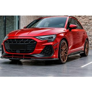 Sprednja lipa odbijača Lip DPT V1 (Za RS3, 2024+, sijaj črna) Audi A3 2020– fotografija 1