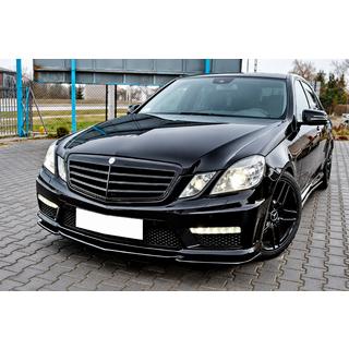 Sprednji lip spojler DPT (za E63 AMG, 2009-2012, črna visok sijaj) Mercedes E-class W212 2009–2016 fotografija 1