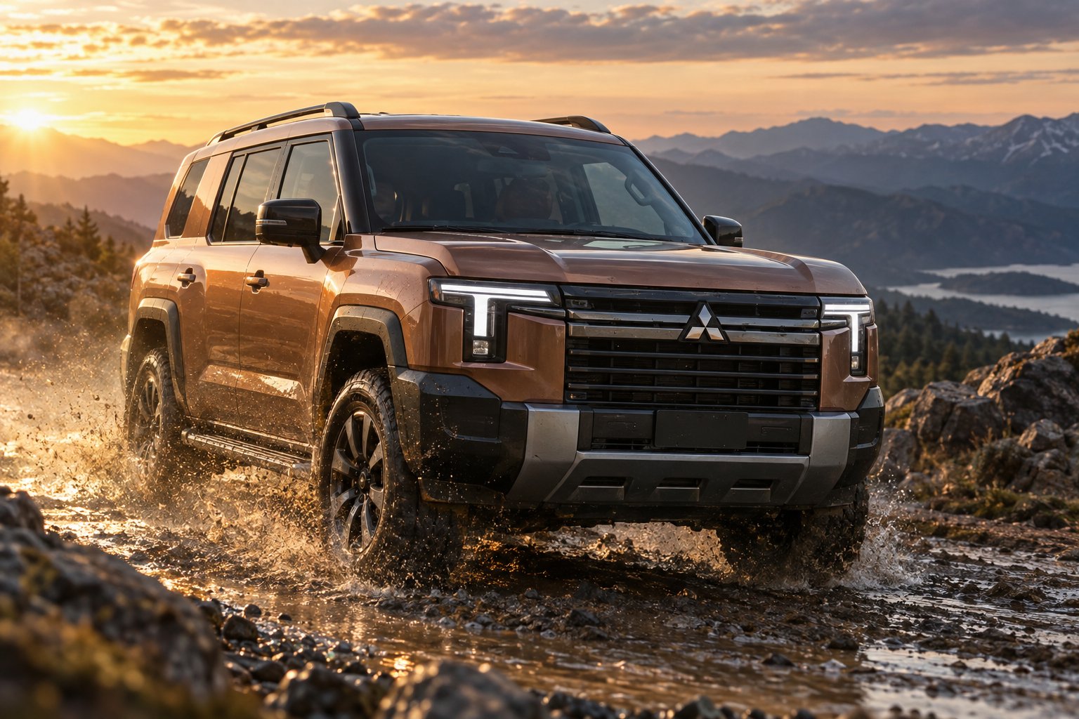Novi Mitsubishi Pajero 2026: terenski SUV z ločenim okvirjem in Super Select 4WD-II