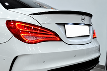 Mercedes CLA C117 2013–2019 DPT spojler (črna visok sijaj) fotografija 1