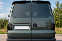 Volkswagen T5 Transporter 2003–2010 Spojler DPT (krilna vrata, črna visok sijaj) fotografija 1