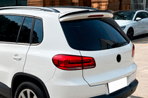 Volkswagen Tiguan 2007–2016 Spojler DPT (2011-2015, črna visok sijaj) fotografija 1