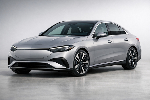 Mercedes-Benz C-Class EQ 2027: prvi pogled na električnega tekmeca BMW i3