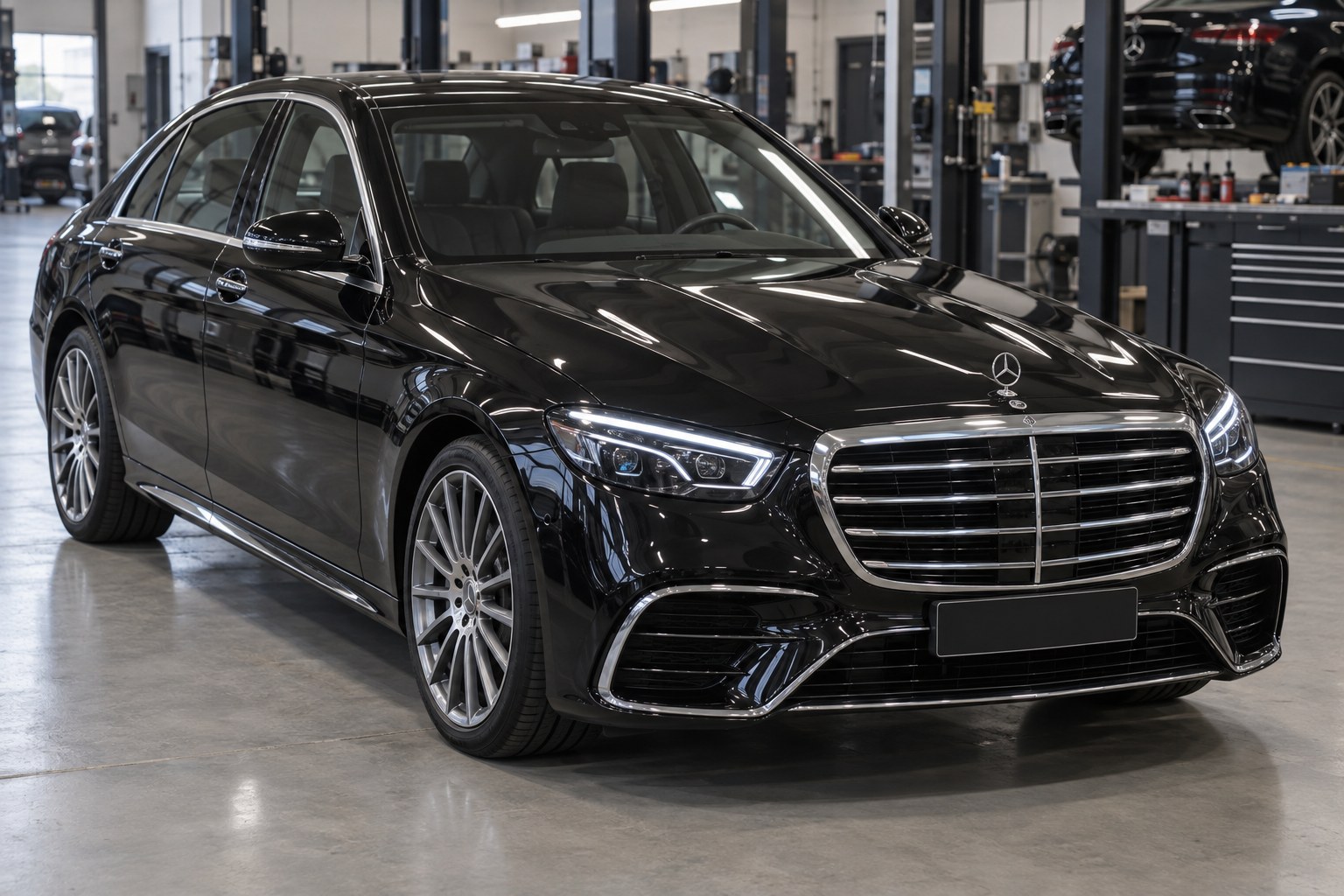 Mercedes S-Class W222 v slogu W223: kaj je dejansko mogoče vgraditi