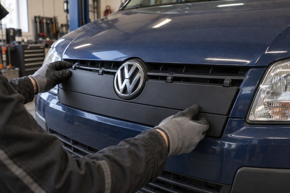 Zimska maska za Volkswagen T4, T5, T6 in Caddy: zgornja, spodnja ali obe