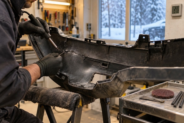 Zakaj plastični bodykit in odbijač na mrazu počita in kako to preprečiti