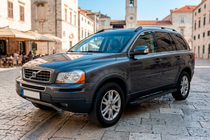Volvo XC90 2002–2014 Stranske stopnice Fullmond Black (2 kos, aluminij) fotografija 1