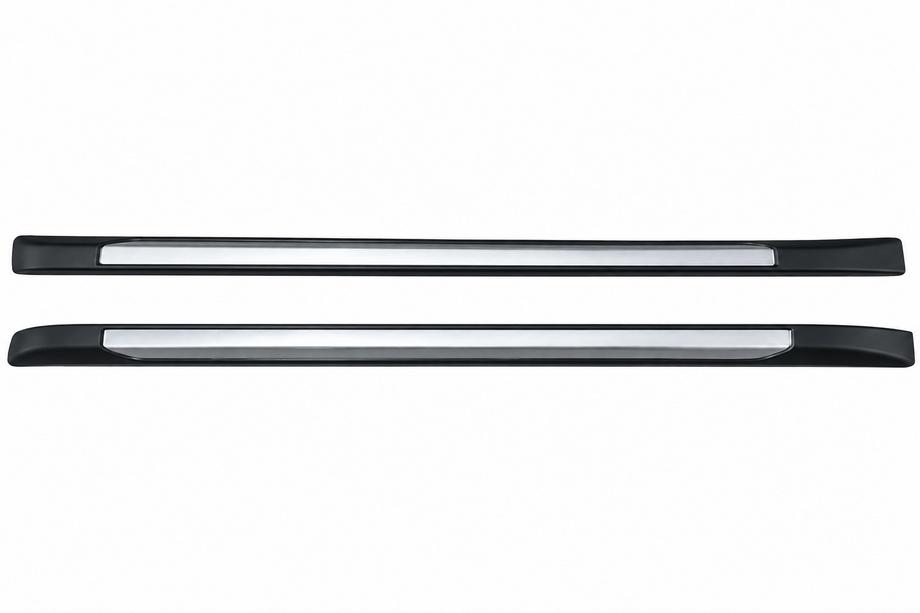 Toyota Hilux 2006–2015 Integrirani strešni nosilci (relingi) sivi OEM (za montažo z dvostranskim trakom) Fotografija 1