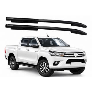 OEM strešni vzdolžni nosilci, črni (ABS) Toyota Hilux 2015–