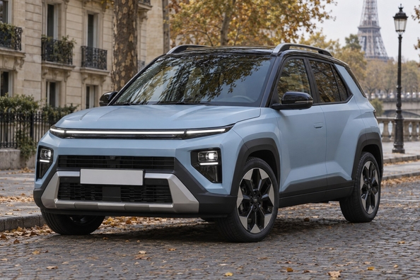 Novi Hyundai Bayon 2. generacije: Pariz, mere, hibrid 1.6, notranjost Fotografija 2