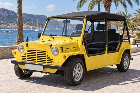 Electric MOKE nove generacije: plažni električni avto z dvojno avtonomijo Fotografija 2