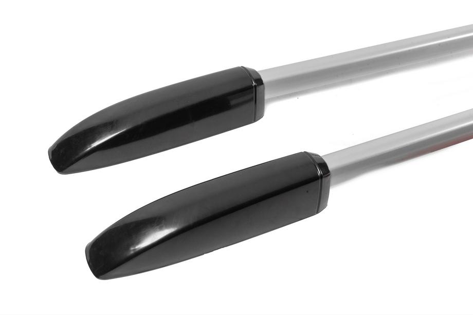 Nissan Qashqai 2010–2014 Originalni sivi strešni nosilci (aluminij, pritrditev z dvostranskim trakom) Fotografija 5