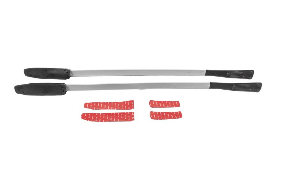 Nissan Qashqai 2010–2014 Originalni sivi strešni nosilci (aluminij, pritrditev z dvostranskim trakom) Fotografija 6
