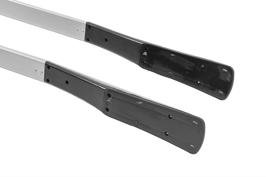 Nissan Qashqai 2010–2014 Originalni sivi strešni nosilci (aluminij, pritrditev z dvostranskim trakom) Fotografija 7