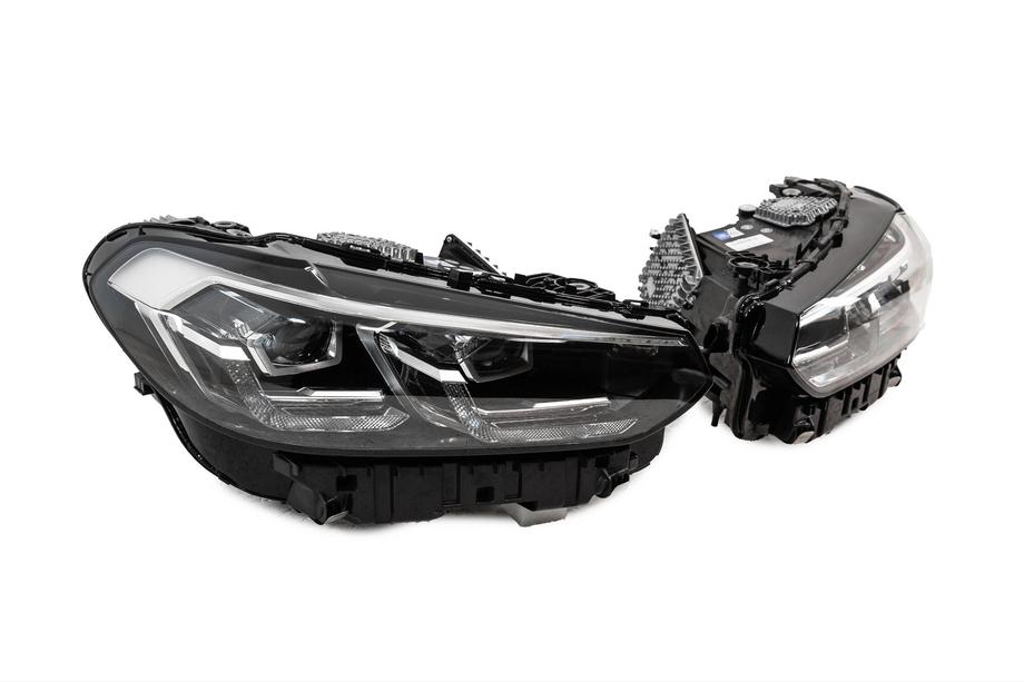 BMW X3 G01 2018– OEM LCI sprednji žarometi (za predelana vozila 2022–2024) Fotografija 5