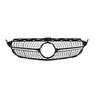 Sprednja maska Diamond Black (za Avantgarde/AMG-Line/C43 AMG) Mercedes C-class W205 2014–2021 fotografija 1