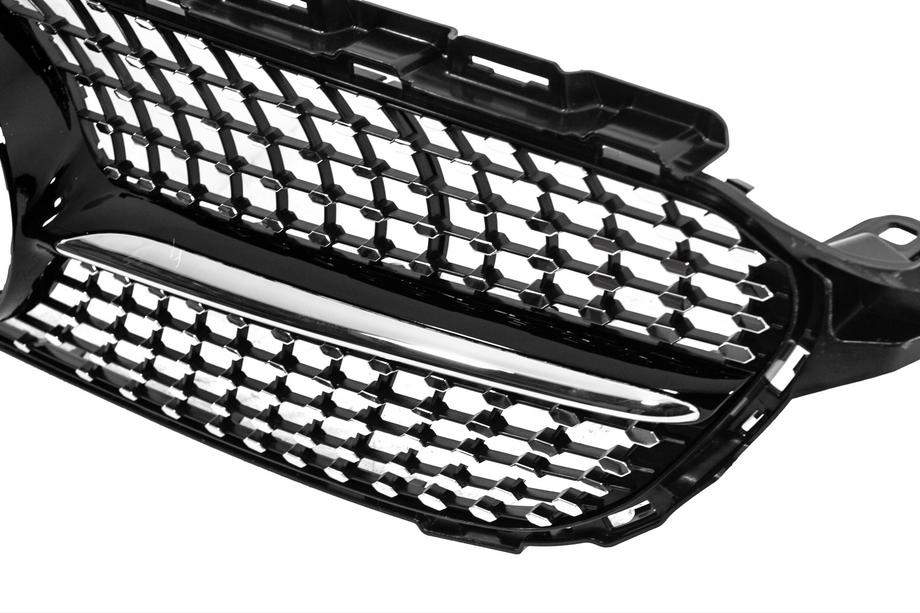 Mercedes C-class W205 2014–2021 Sprednja maska Diamond Black (za Avantgarde/AMG-Line/C43 AMG) Fotografija 4