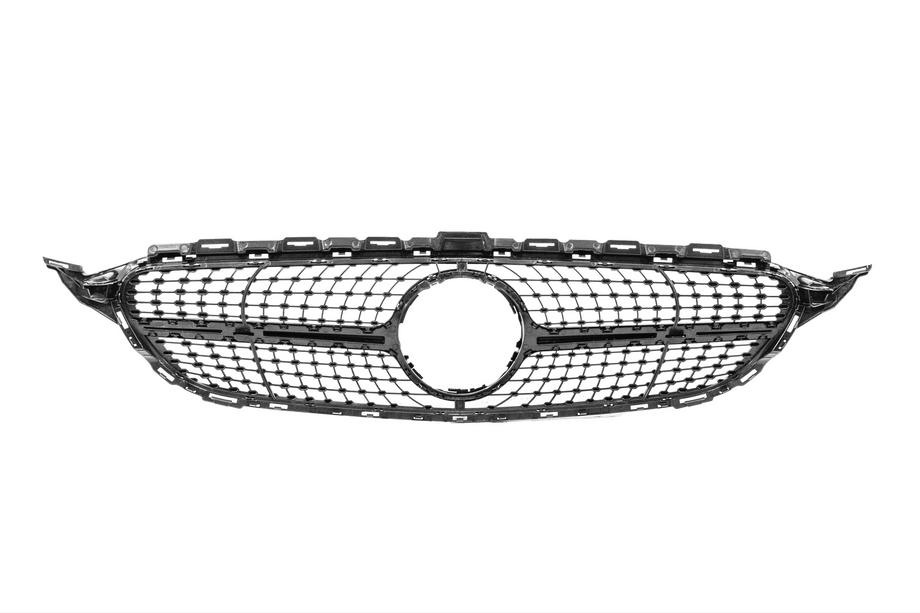 Mercedes C-class W205 2014–2021 Sprednja maska Diamond Black (za Avantgarde/AMG-Line/C43 AMG) Fotografija 5