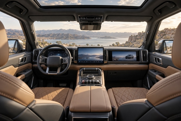 Denza B5: terenski SUV BYD Group za Evropo – hibrid izziva Land Rover Defender Fotografija 1