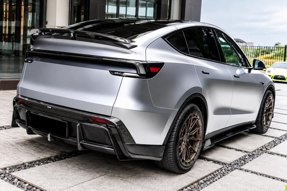 Tesla Model Y 2020– Komplet karoserijskega body kita Carbon Aerokit (za 2025+) Fotografija 2