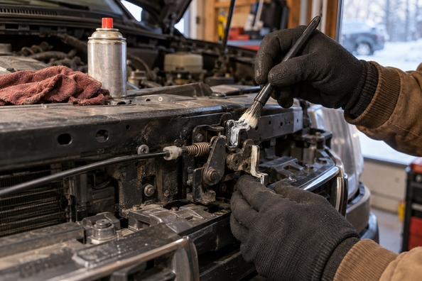 Tuning pokrov motorja pozimi: ključavnica, zajla, sneg in kondenz – kaj preveriti Fotografija 1