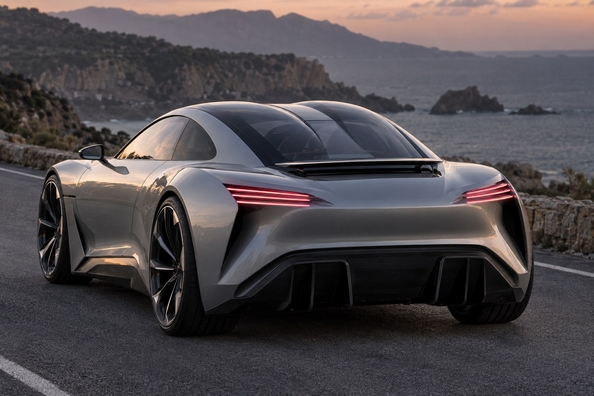 Peugeot RCZ Vision: vrnitev RCZ z »dvojno streho« – električni kupe s 500 KM. Bo serijska različica? Fotografija 1