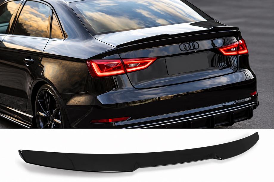 Audi A3 2012–2020 Spojler v stilu M4 (za SD, sijajno črna) Fotografija 1