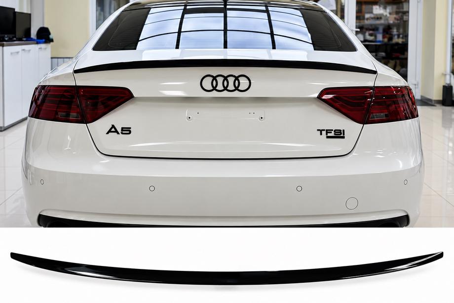 Audi A5 2007–2015 Spojler S-Style (za Sportback, sijajno črna) Fotografija 1