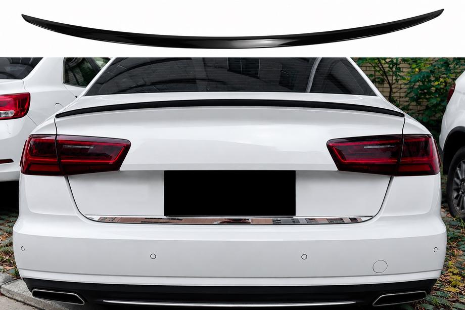 Audi A6 C7 2011–2018 Spojler S-Style (za SD, črna visok sijaj) Fotografija 1
