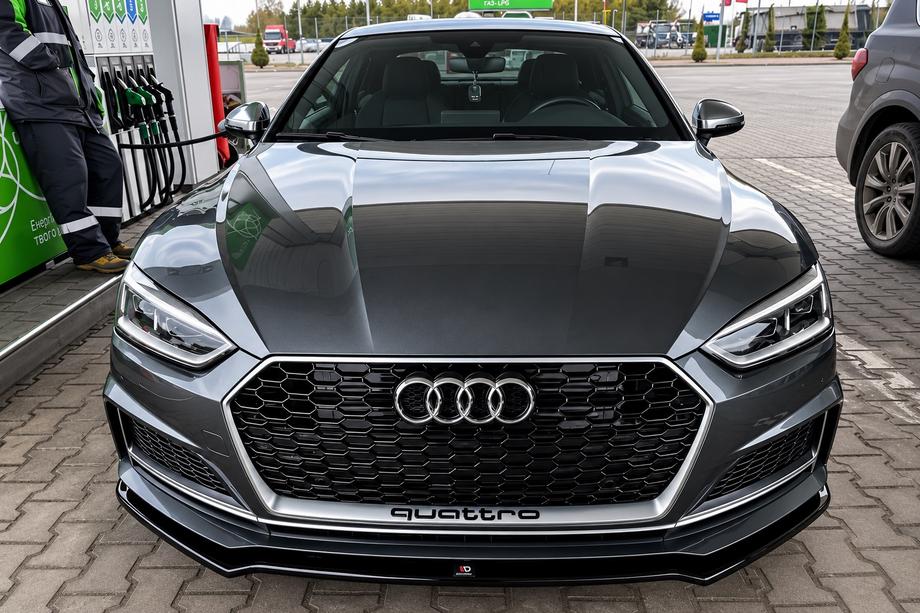 Audi A5 2016–2025 Lip spojler za sprednji odbijac (za S-Line 2016-2019, ABS) Fotografija 1