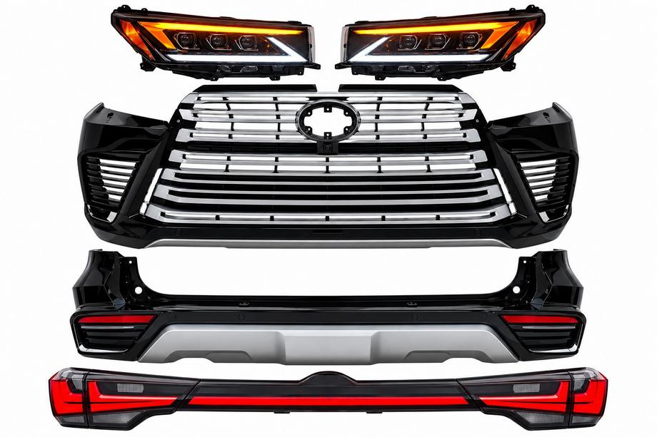Toyota Highlander 2013–2019 Komplet karoserijskega bodykita v slogu LX600 Fotografija 1