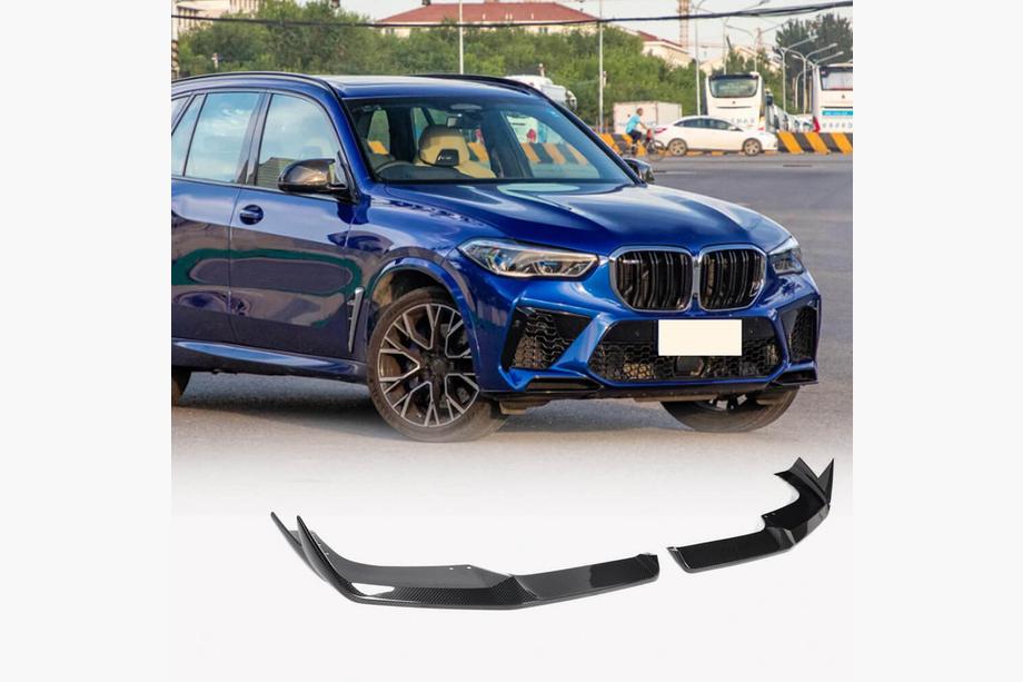 BMW X5 G05 2019–2026 Karbon dodatki za sprednji odbijac Flap (2018-2022, karbon) Fotografija 1