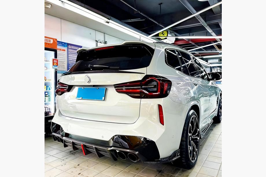 BMW X3 G01 2018– Difuzor zadnjega odbijača (za F97, karbon) Fotografija 2