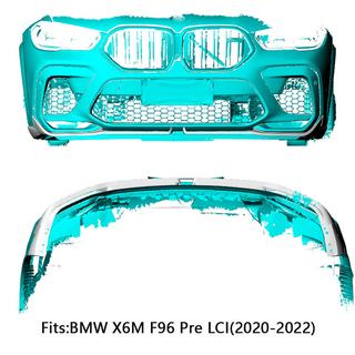 Podaljški sprednjega odbijača lip Flap (za F96 2018-2022, karbon) BMW X6 G06 2019–2027 fotografija 2
