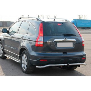 Zadnji zaščitni lok AK008 (nerjaveče jeklo) Honda CRV 2007–2011 fotografija 2