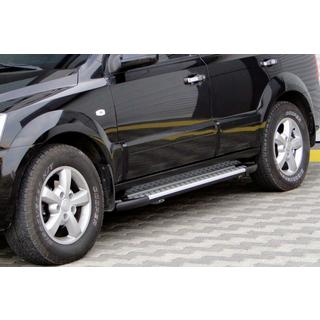 Stranske stopnice Allmond Grey (2 kosa, aluminij)